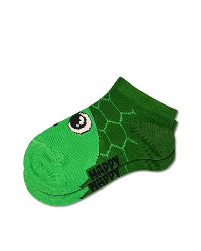 Happy Socks - Kids 2-Pack Turtle Low Socks   
