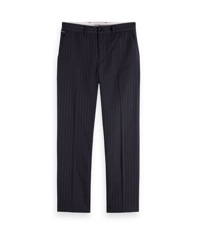 Scotch &amp; Soda - Otis - Straight Fit Tailored Pinstripe Chino   