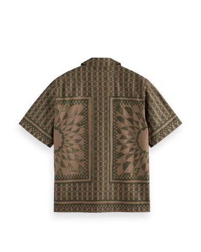 Ανδρικό Κοντομάνικο Πουκάμισο Scotch &amp; Soda - Relaxed Fit Placed Aop