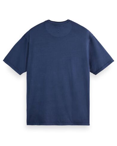 Scotch &amp; Soda - 3 Crosses Garment Dye Relaxed Fit T-Shirt   