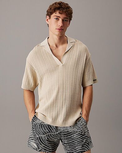 Calvin Klein - Open Knit Polo   
