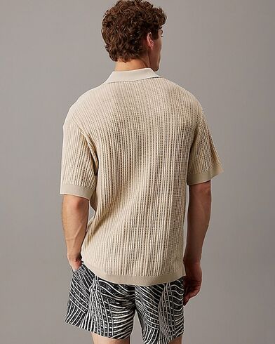 Calvin Klein - Open Knit Polo   