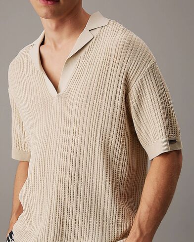 Calvin Klein - Open Knit Polo   