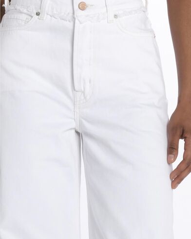 Scotch &amp; Soda - The Wave Wide Leg Jeans — Faded White    