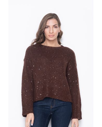 Only - Carla Ls Sequins Knit Pullover 