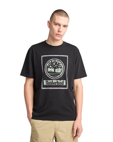 Timberland - Front Seasonal Stack Logo Tee   
