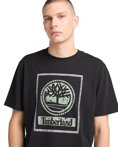 Timberland - Front Seasonal Stack Logo Tee   