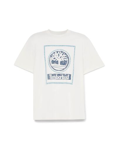 Ανδρική Κοντομάνικη Μπλούζα Timberland - Front Seasonal Stack Logo