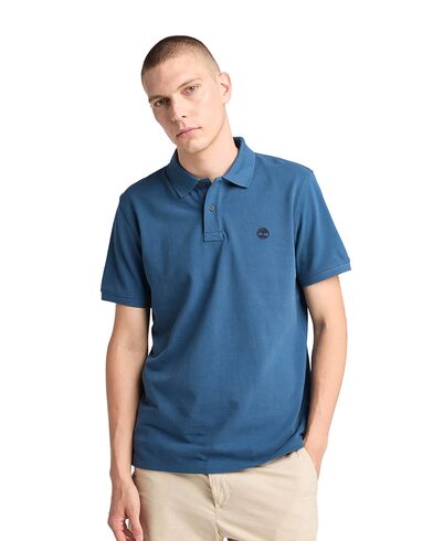 Ανδρική Κοντομάνικη Polo Μπλούζα Timberland - Millers River Pique