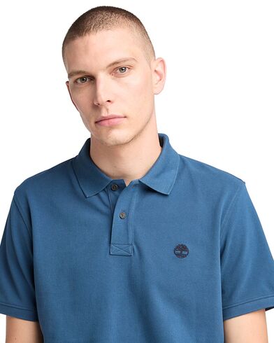Ανδρική Κοντομάνικη Polo Μπλούζα Timberland - Millers River Pique