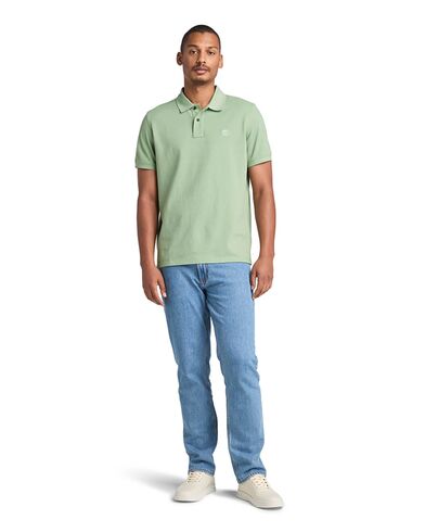 Ανδρική Κοντομάνικη Polo Μπλούζα Timberland - Millers River Pique