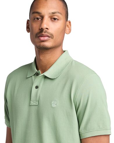 Ανδρική Κοντομάνικη Polo Μπλούζα Timberland - Millers River Pique