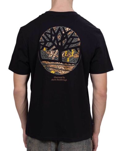 Timberland - Illustrated Tree Logo Back Graphic Tee    