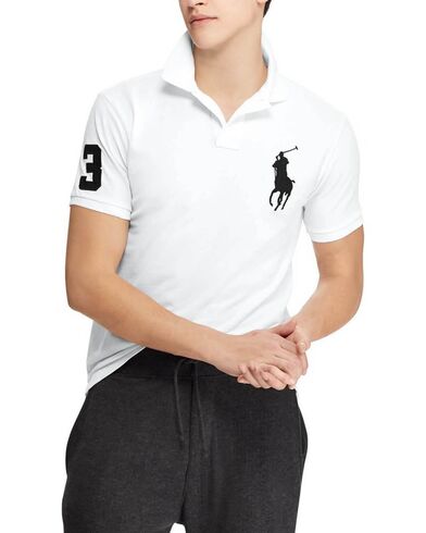 Ανδρική Κοντομάνικη Polo Μπλούζα Polo Ralph Lauren - Sskcbppcmsl-Short Sleeve 710688969003 100