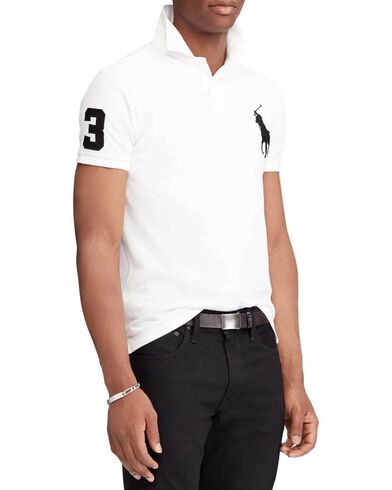 Ανδρική Κοντομάνικη Polo Μπλούζα Polo Ralph Lauren - Sskcbppcmsl-Short Sleeve 710688969003 100