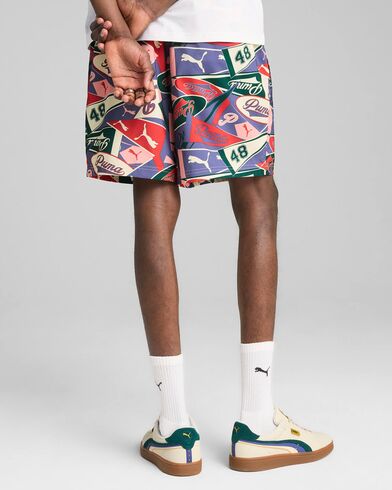 Puma - Wardrobe Ess Sports Legacy Aop Relaxed Shorts 6’’ Wv   