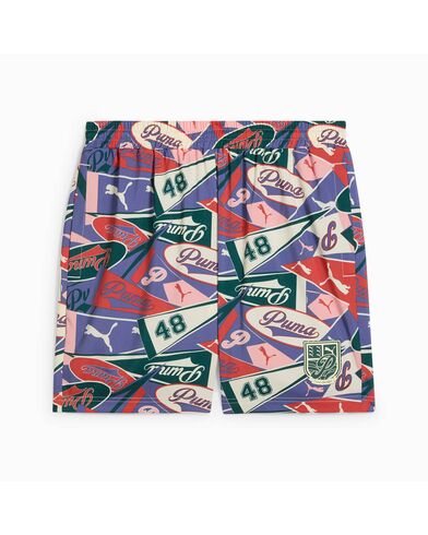 Puma - Wardrobe Ess Sports Legacy Aop Relaxed Shorts 6’’ Wv   