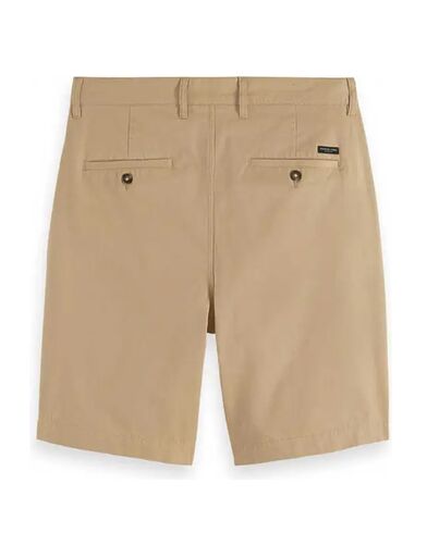 Ανδρικό Σορτς Scotch & Soda - Pleated Wide Fit Cotton-Twill Bermuda
