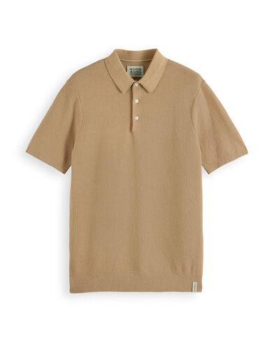 Ανδρική Κοντομάνικη Polo Μπλούζα Scotch &amp; Soda - Structured Knitted