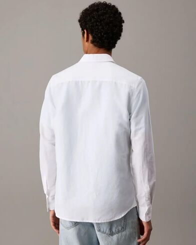 Ανδρικό Μακρυμάνικο Πουκάμισο Calvin Klein - Linen Cotton