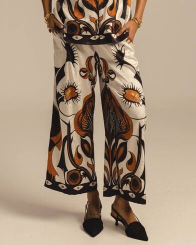 Peace And Chaos - Ornamental Pants - Jacquard   