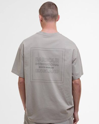 Ανδρική Κοντομάνικη Μπλούζα Barbour - B.Intl Micro Block Graphic Os