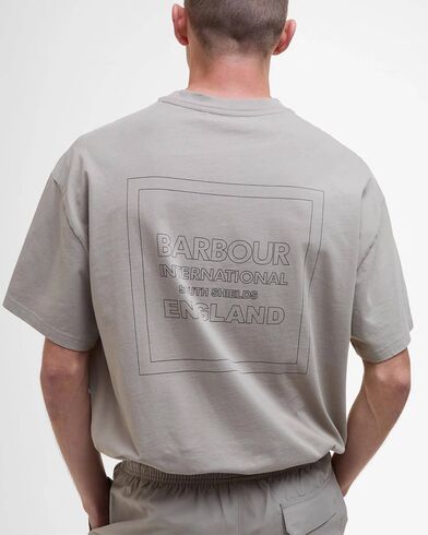 Ανδρική Κοντομάνικη Μπλούζα Barbour - B.Intl Micro Block Graphic Os