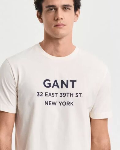 Ανδρική Κοντομάνικη Μπλούζα Gant - 3301