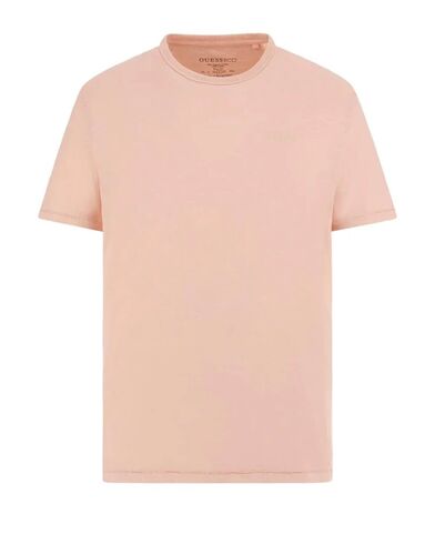 Ανδρική Κοντομάνικη Μπλούζα Guess - Ss Cn Dyed Embro