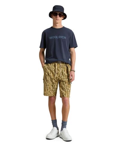 Ανδρική Κοντομάνικη Μπλούζα Woolrich - Light Garment Dyed