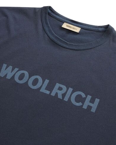 Ανδρική Κοντομάνικη Μπλούζα Woolrich - Light Garment Dyed