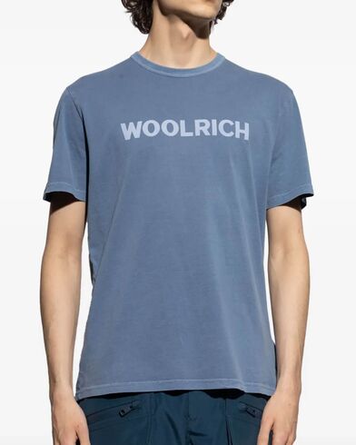 Ανδρική Κοντομάνικη Μπλούζα Woolrich - Light Garment Dyed