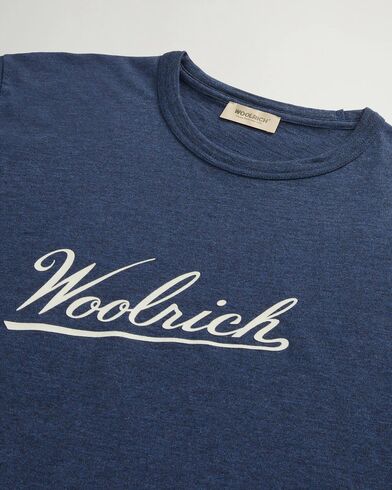 Woolrich - Mouline Jersey Logo T-Shirt   