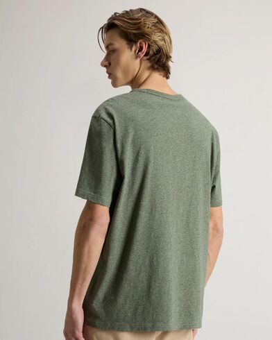 Ανδρική Κοντομάνικη Μπλούζα Woolrich - Mouline Jersey Logo