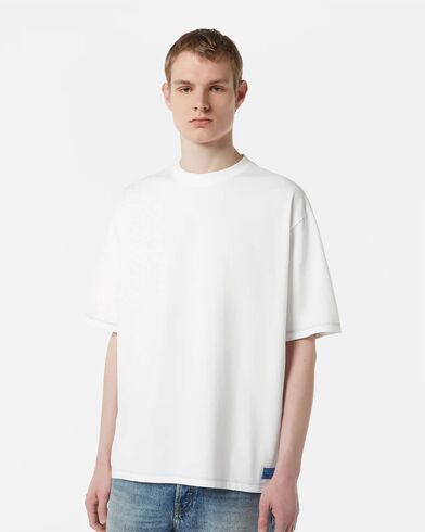 Scotch &amp; Soda - Pigment Printed Back Artwork Loose Fit Short-Sleeved T-Shirt   