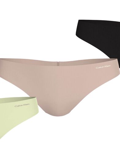 Γυναικεία Εσώρουχα Calvin Klein 3 Τεμάχια - Thong