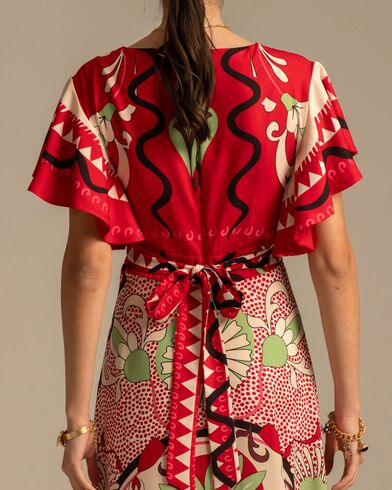 Peace And Chaos - Mandala Long Dress   