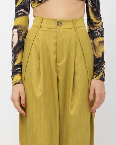 Γυναικείο Παντελόνι Mallory The label - Nulu Pleated Stripes