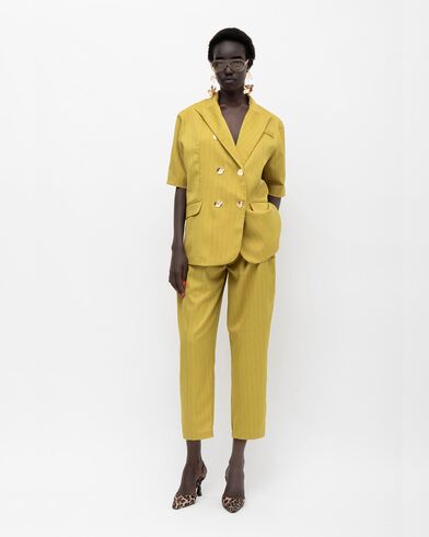 Γυναικείο Παντελόνι Mallory The label - Nulu Pleated Stripes