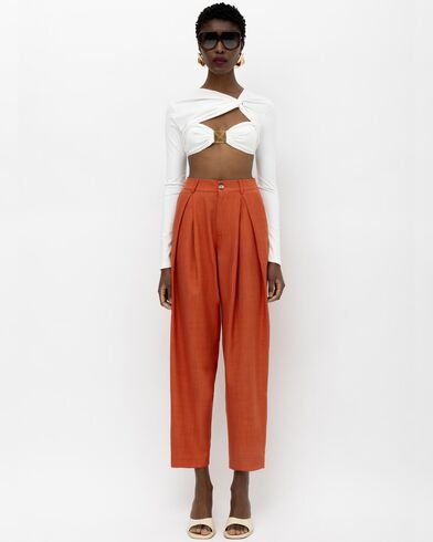 Mallory The label - Kioni Crop Top With Gold M   