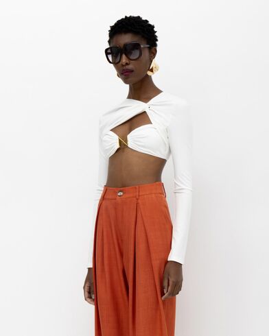 Mallory The label - Kioni Crop Top With Gold M   