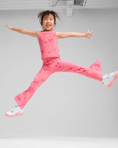 Παιδικό Παντελόνι Puma - Puma X Hello Kitty & Friends Aop Ribbed