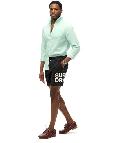 Ανδρικό Σορτς Μαγιό Superdry - D2 Sdsw Sportswear Logo 17
