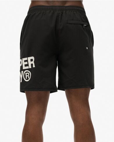 Ανδρικό Σορτς Μαγιό Superdry - D2 Sdsw Sportswear Logo 17