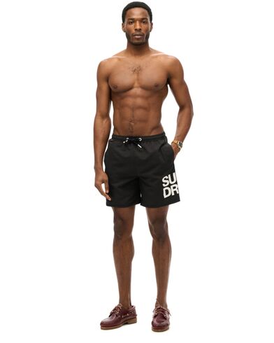 Ανδρικό Σορτς Μαγιό Superdry - D2 Sdsw Sportswear Logo 17