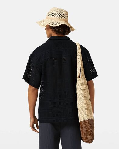 Scotch &amp; Soda - Crochet Short-Sleeved Relaxed-Fit Shirt   