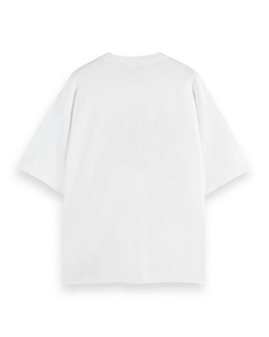 Scotch &amp; Soda - Loose Fit Front Chest Artwork T-Shirt   