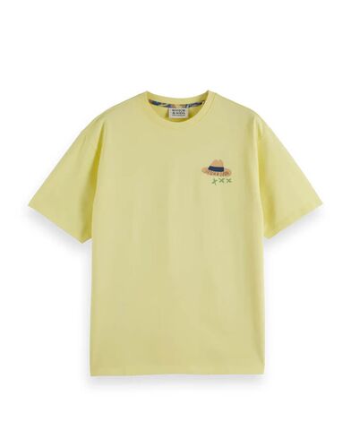 Ανδρική Κοντομάνικη Μπλούζα Scotch &amp; Soda - Relaxed-Fit Front And Back Artwork