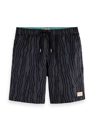 Scotch &amp; Soda - Printed Long-Length Swimshort   