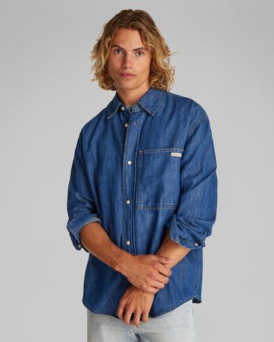 Calvin Klein - Regular Linear Denim Shirt   